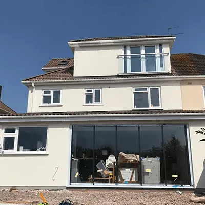 large rear extension