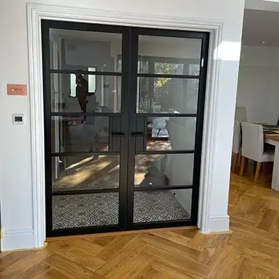 new glass doors