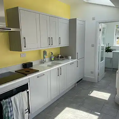 yellow kitchen